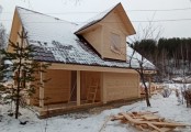 Фото со стройплощадок - Дом по проекту Д-51