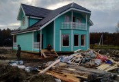 Фото со стройплощадок - Дом по проекту К-51 и баня
