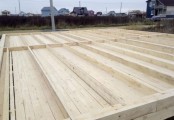 Фото со стройплощадок - Каркасный дом 9.5х10 м.