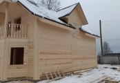 Фото со стройплощадок - Дом по проекту Д-51