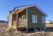 Фото со стройплощадок - Каркасный дом 8х10 м. 