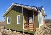 Фото со стройплощадок - Каркасный дом 8х10 м. 
