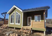 Фото со стройплощадок - Каркасный дом 8х10 м. 