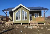 Фото со стройплощадок - Каркасный дом 8х10 м. 