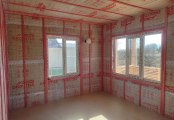 Фото со стройплощадок - Каркасный дом 8х11 м.