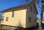 Фото со стройплощадок - Каркасный дом 8х11 м.