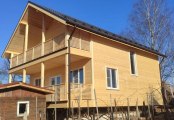 Фото со стройплощадок - Каркасный дом 8х11 м.