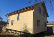 Фото со стройплощадок - Каркасный дом 8х11 м.