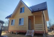 Фото со стройплощадок - Каркасный дом 6х8 м.