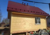 Фото со стройплощадок - Каркасный дом 6х8 м.