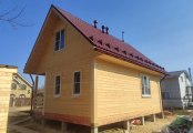 Фото со стройплощадок - Каркасный дом 6х8 м.