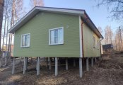 Фото со стройплощадок - Каркасный дом 9х12,5 м.
