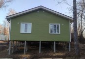 Фото со стройплощадок - Каркасный дом 9х12,5 м.