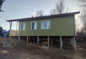 Фото со стройплощадок - Каркасный дом 9х12,5 м.