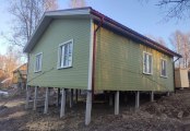 Фото со стройплощадок - Каркасный дом 9х12,5 м.