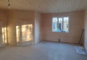 Фото со стройплощадок - Каркасный дом 9х12,5 м.