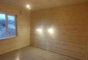 Фото со стройплощадок - Каркасный дом 10х10,5 м.