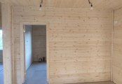 Фото со стройплощадок - Каркасный дом 10х10,5 м.