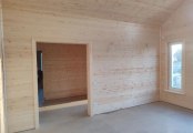 Фото со стройплощадок - Каркасный дом 10х10,5 м.