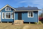 Фото со стройплощадок - Каркасный дом 10х10,5 м.