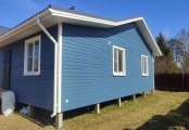 Фото со стройплощадок - Каркасный дом 10х10,5 м.