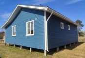 Фото со стройплощадок - Каркасный дом 10х10,5 м.