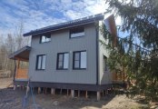Фото со стройплощадок - Каркасный дом 6х9 м.