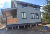 Фото со стройплощадок - Каркасный дом 6х9 м.