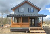 Фото со стройплощадок - Каркасный дом 6х9 м.