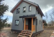 Фото со стройплощадок - Каркасный дом 6х9 м.