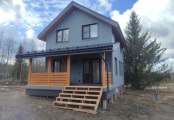 Фото со стройплощадок - Каркасный дом 6х9 м.