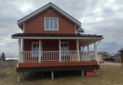 Фото со стройплощадок - Каркасный дом7,5х12 м.
