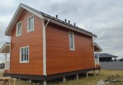 Фото со стройплощадок - Каркасный дом7,5х12 м.