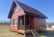 Фото со стройплощадок - Каркасный дом 6х8,5 м
