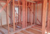 Фото со стройплощадок - Каркасный дом 6х8,5 м