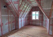 Фото со стройплощадок - Каркасный дом 7,5х10,5 м.