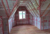 Фото со стройплощадок - Каркасный дом 7,5х10,5 м.