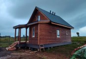 Фото со стройплощадок - Каркасный дом 7,5х10,5 м.