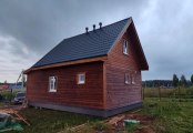 Фото со стройплощадок - Каркасный дом 7,5х10,5 м.