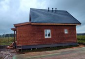 Фото со стройплощадок - Каркасный дом 7,5х10,5 м.