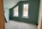 Фото со стройплощадок - Каркасный дом 9,5х10,5 м.