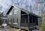 Фото со стройплощадок - Каркасный дом 9,5х10,5 м.