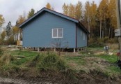 Фото со стройплощадок - Каркасный дом 10.5х11.5 м.