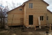 Фото со стройплощадок - Каркасный дом 8х12