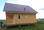 Фото со стройплощадок - Каркасный дом 8х8 м.