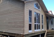 Фото со стройплощадок - Каркасный дом 9х10 м.
