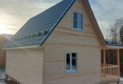 Фото со стройплощадок - Каркасный дом 8х8 м.