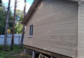 Фото со стройплощадок - Каркасный дом 9х10 м.