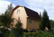 Фото со стройплощадок - Каркасный дом 6x6 м.