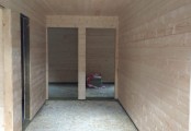 Фото со стройплощадок - Каркасный дом 13.5х12.5 м.
